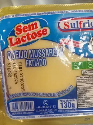 Queijo Sulfrios Mussarela S/lac Fat 130g