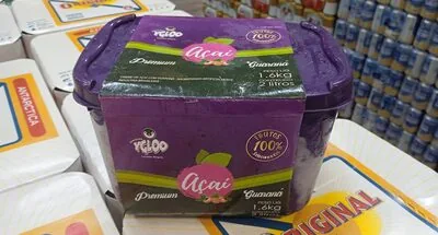 Sorvete Açaí Guaraná Premium Ygloo