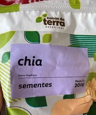 Semente De Chia 300g Coisas Da Terra