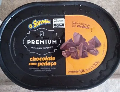 Chocolate com pedaço