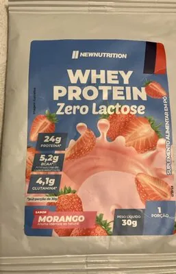 Whey Protein Zero Lactose Sabor Morango
