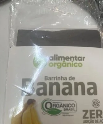 Barrinha De Banana Zero Org. 15gr C/10 Alimentar.org
