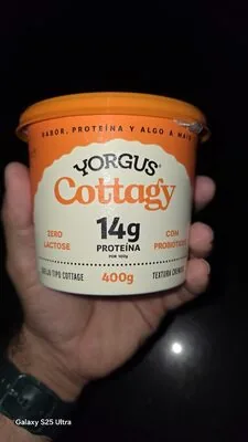 Queijo Cottage Zero Lactose Yorgus Cottagy Pote 400g