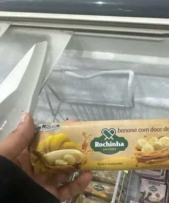 Picolé Banana Com Doce De Leite Rochinha Pacote 55g