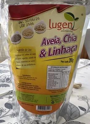 Aveia Chia Linhaça 200g Lugen