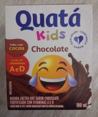 Bebida Láctea Uht Chocolate Quatá Kids Caixa 180ml