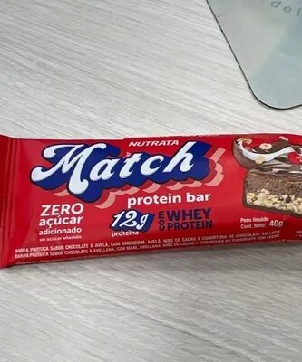 Bar Whey Match Choc/avela Nutrata 40g