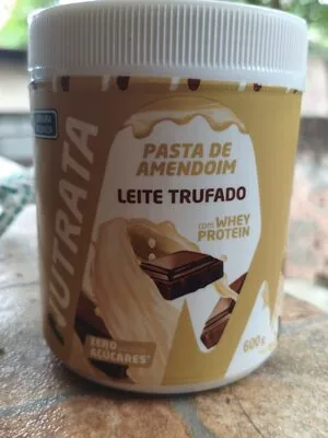Pasta De Amendoim Nutrata 12g Proteina Leite Trufado 600g