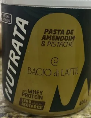 Pasta De Amendoim/pistache Nutrata Bacio Di Latte 400g