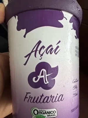Açaí Orgânico Frutaria Pote 750ml
