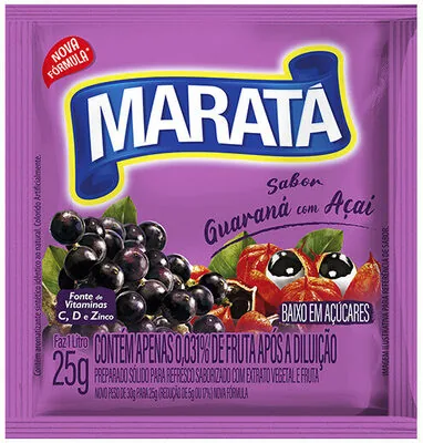 Suco Po Marata Guarana Com Acai 25g