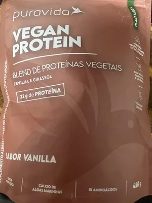 Whey Protein Vegan Nat Vanilla Pura Vida 450g