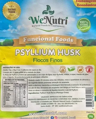 Psyllium Husk Flocos Finos