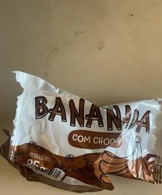 Bananada com chocolate