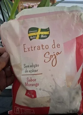 Extrato De Soja Sabor Morango