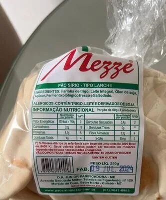 Pão Sírio Mezze