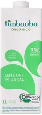 Leite Uht Integral Orgânico Timbaúba Orgânico Caixa 200ml