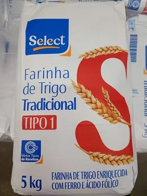 Farinha De Trigo Tipo 1 Tradicional Select Pacote 5kg