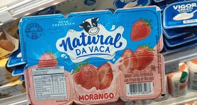 Iogurte Polpa Natural Da Vaca Morango Bandeja 540g
