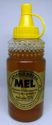Mel Laranjeira 520g Apiario Breda Alimentos