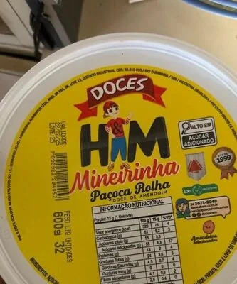 Pacoca Rolha Amendoim 600gr