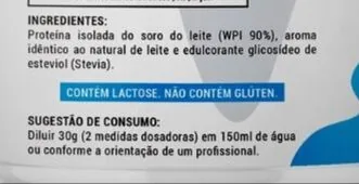 Whey Protein Isolado 90 Sabor Natural Nutrisenior