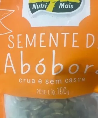 Semente De Abobora Sem Casca Nutrimais 150gr
