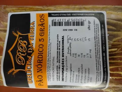 Pao Nordico 5 Graos C/ Quinoa Rb 500gr