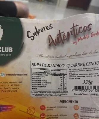 Sopa de Mandioca