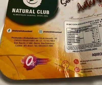 Fit Escondidinho Batata Doce Com Frango 270g Natural Club