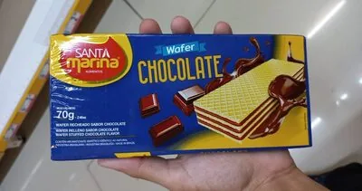 Bisc Santa Marina Wafer 70g Chocolate