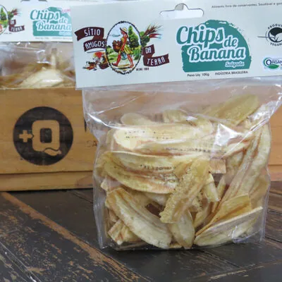 Chips De Banana 100g Amigos Da Terra