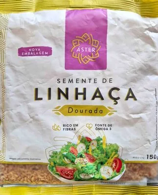 Semente De Linhaça Dourada Aster 150g