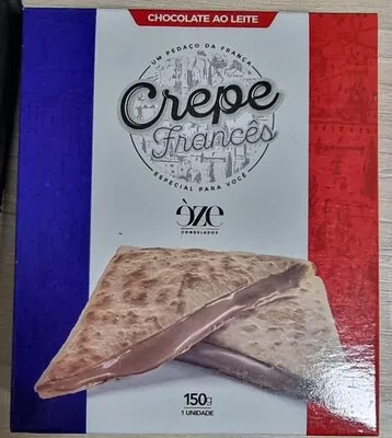 Crepe Congelado Francês Recheio Chocolate Ao Leite èze Crêperie Caixa 150g