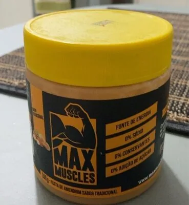 Pasta De Amendoim S/ Acucar 500g Max Muscles