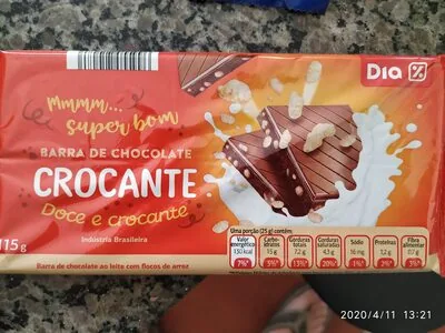 Chocolate Crocante Dia 160 G