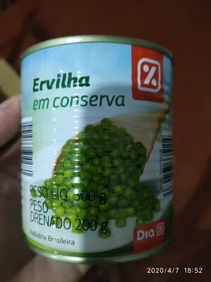 Ervilha Reidratada Dia