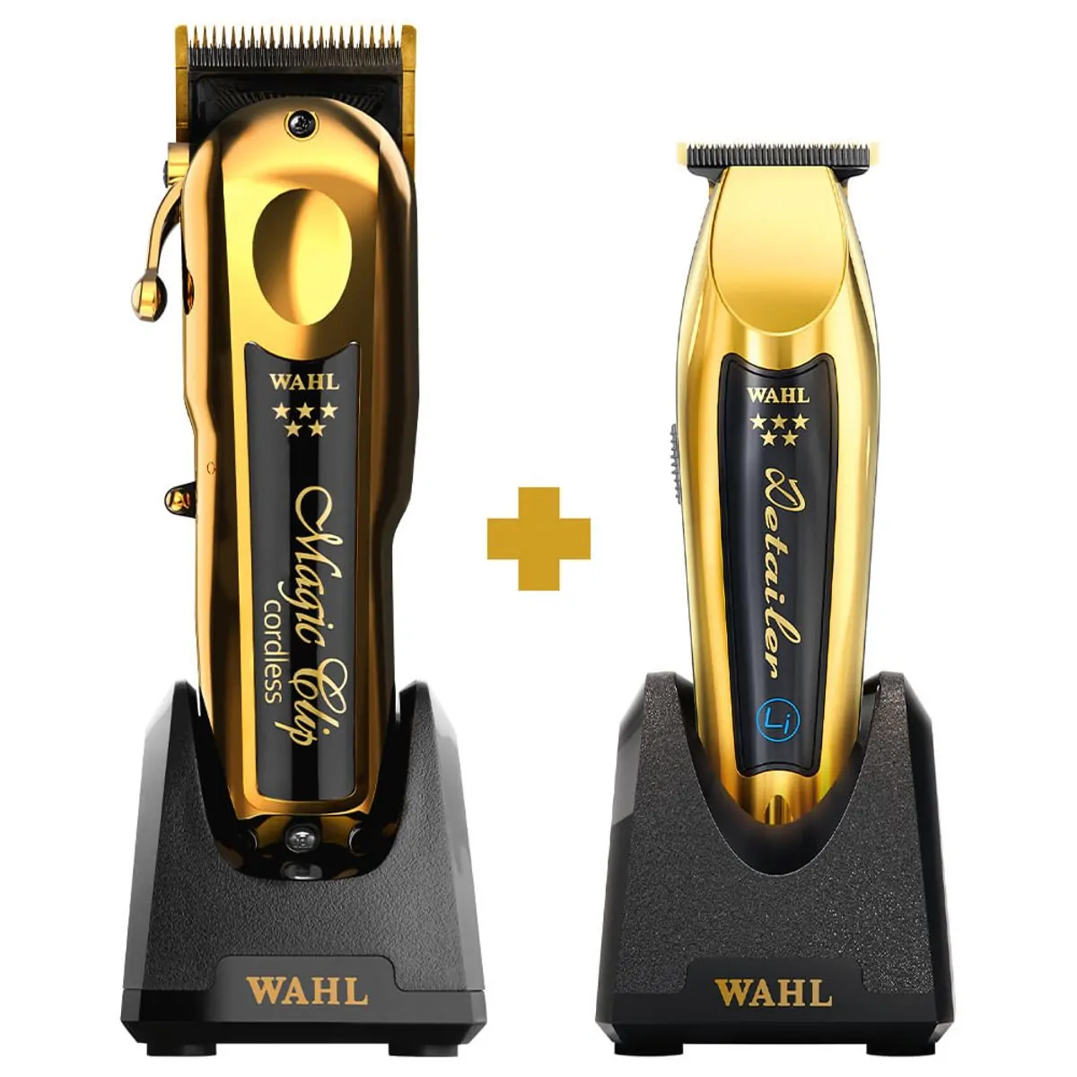 Kit Magic Clip Cordless Gold + Detailer Cordless Gold