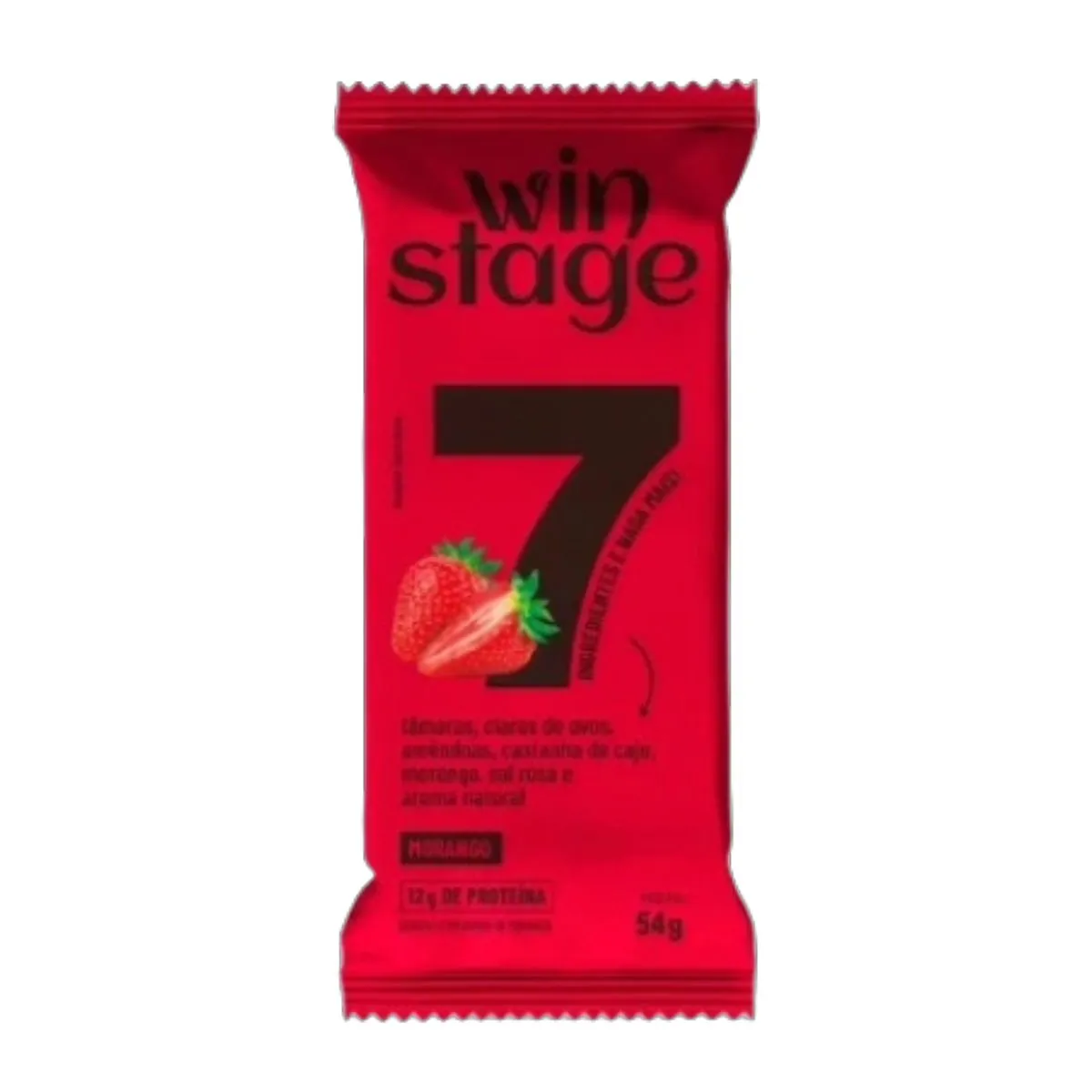 Barra de Proteína Morango Sem Açúcar WinStage 54g