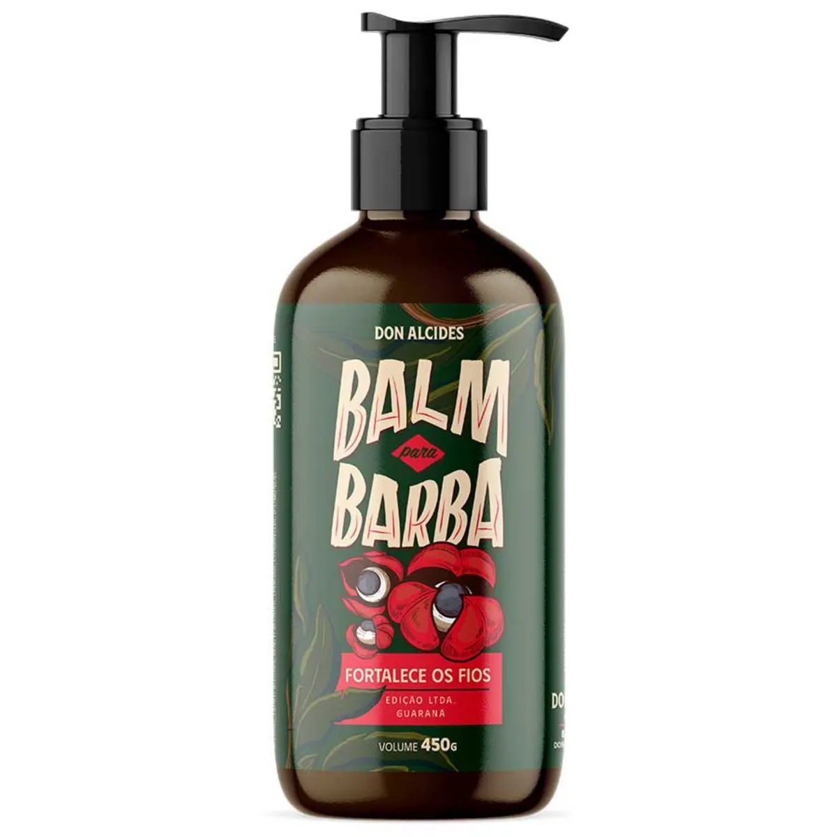 Balm Para Barba 450g Guaraná Antárctica Hidratante Don Alcides