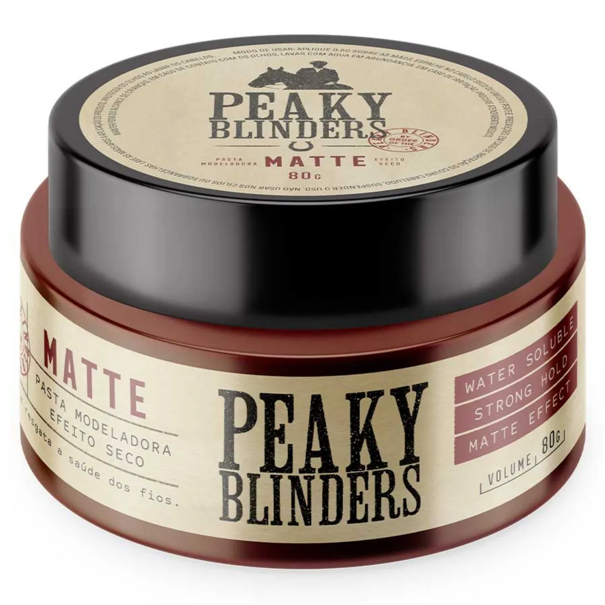Pasta Matte Peaky Blinders Pomada Para Cabelo Alta Fixação 80g Don Alcides