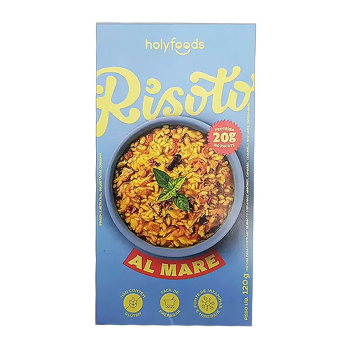 Risoto Proteico Al Mare Holyfoods 120g