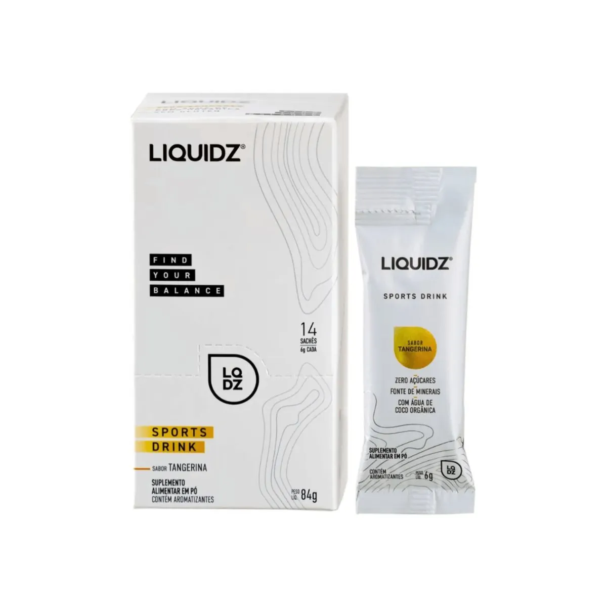 Sport Drink Liquidz caixa 14 Saches Tangerina