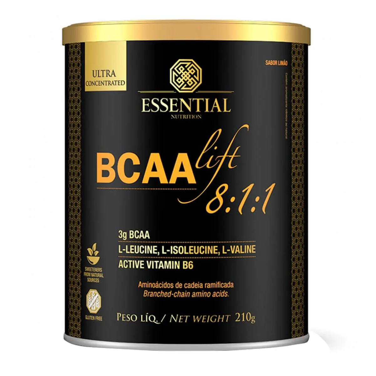 BCAA Lift 8:1:1 Limao Essential Nutrition 210g