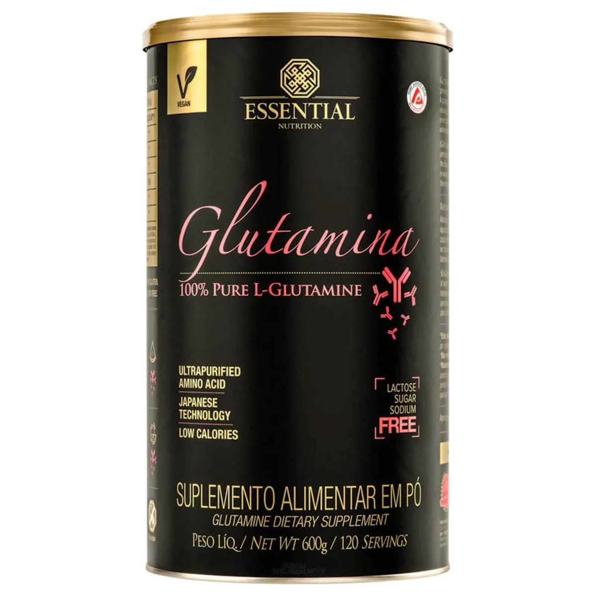 Glutamina 100% Pure Essential Nutrition 600g