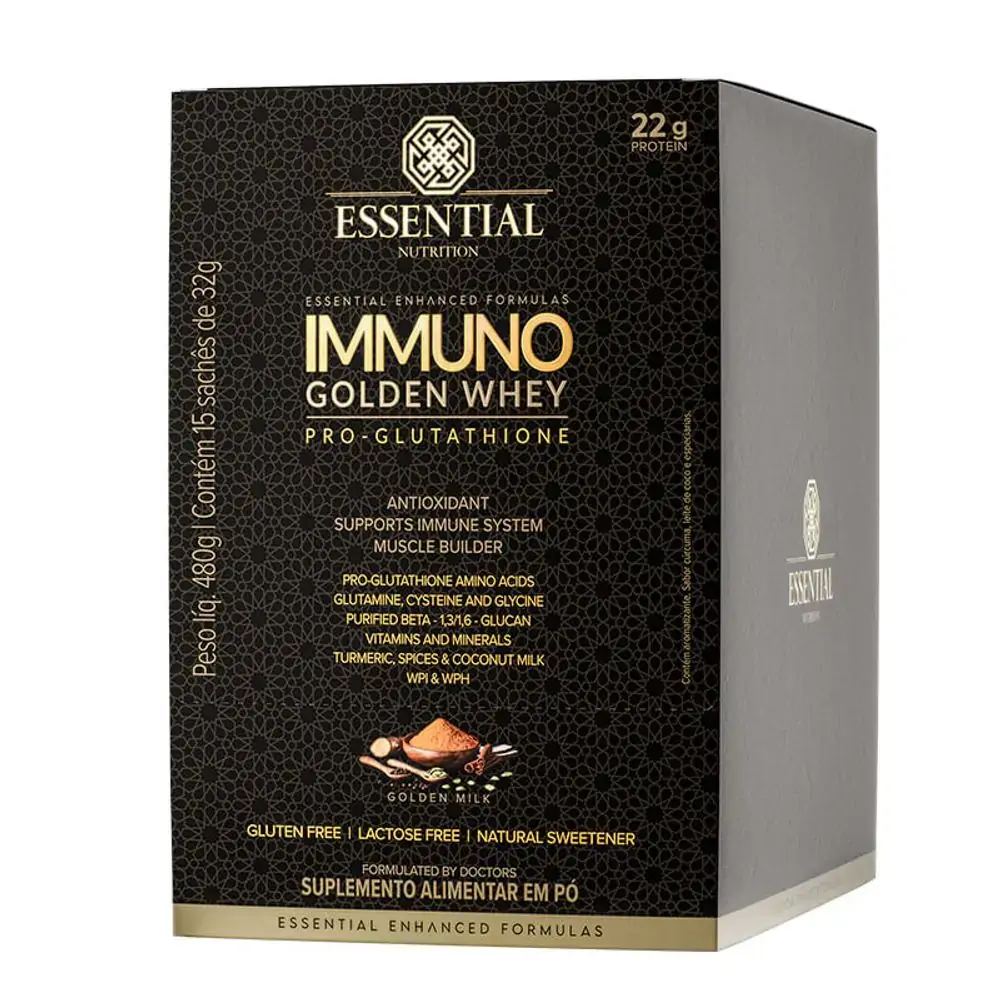 Immuno Golden Whey Pro Glutath 15x32g - Essential Nutrition