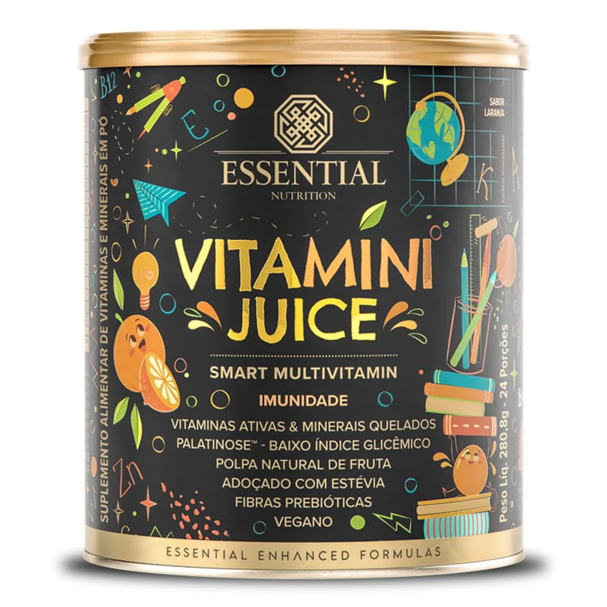 Vitamini Juice Laranja Essential Nutrition 280g