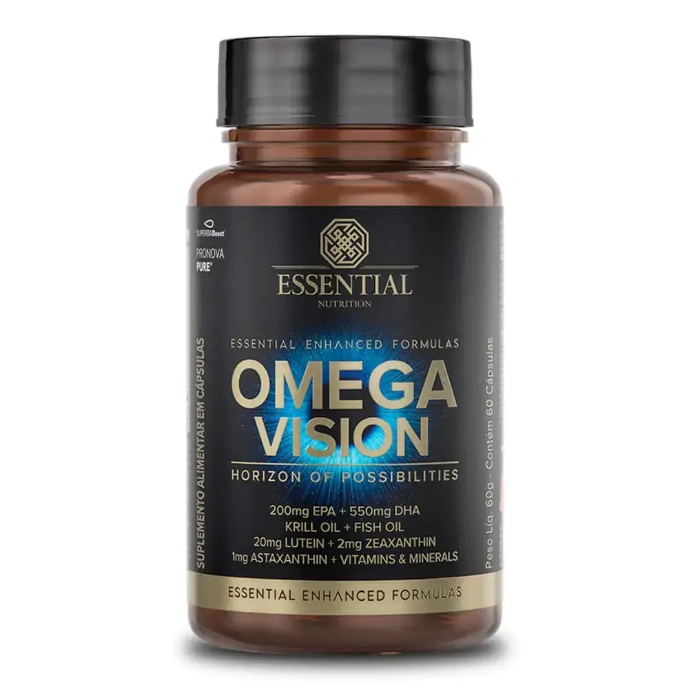 Ômega Vision Essential Nutrition 60 cápsulas