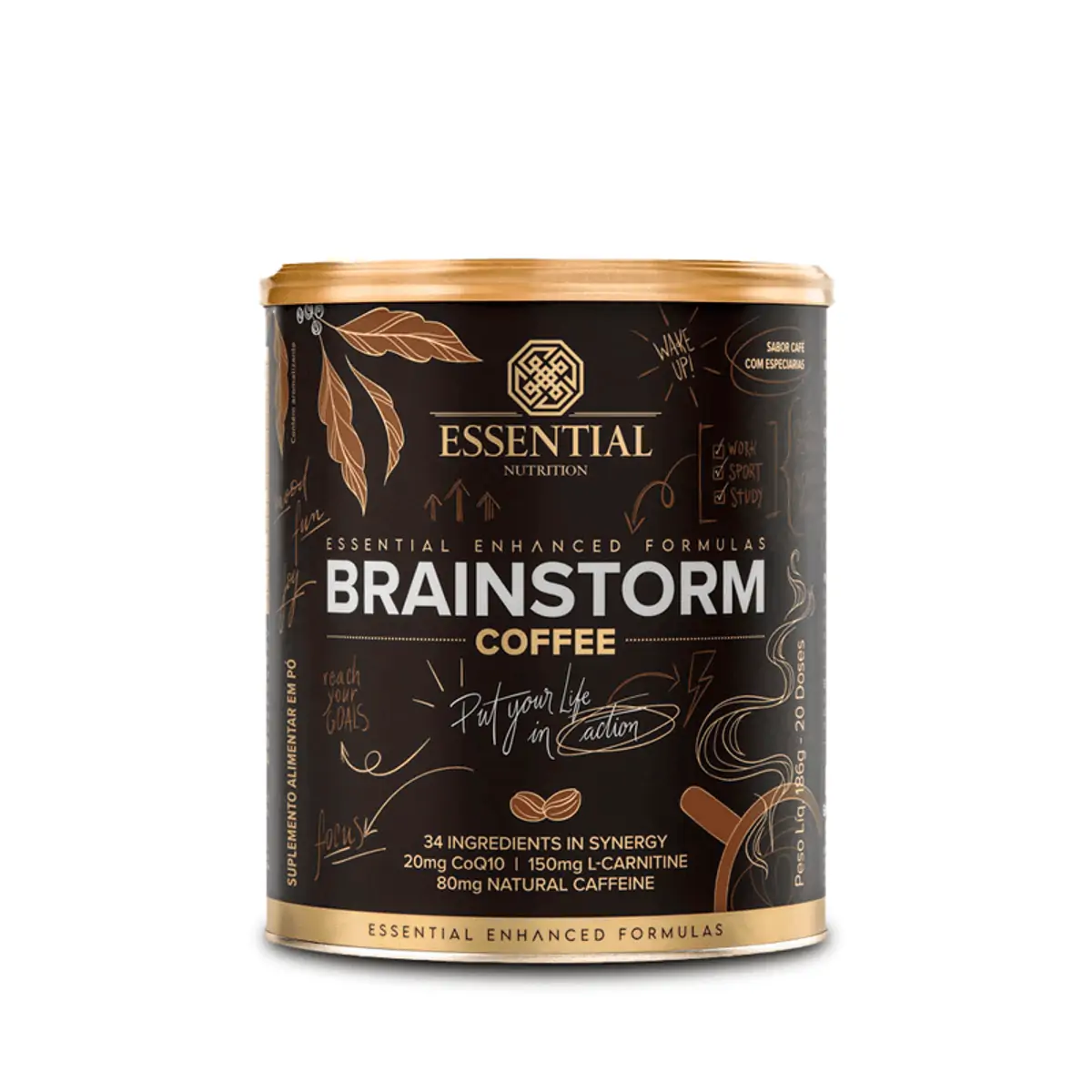 Brainstorm Coffee Essential Nutrition 186g
