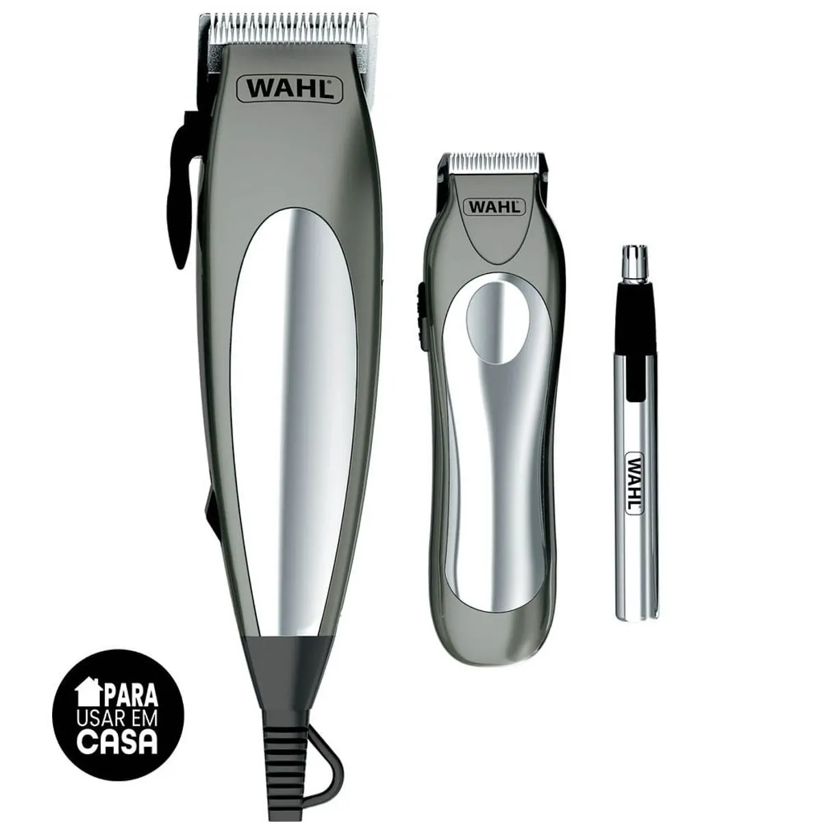 Kit Máquina de Corte e Aparadores Deluxe Groom Pro Wahl 127V